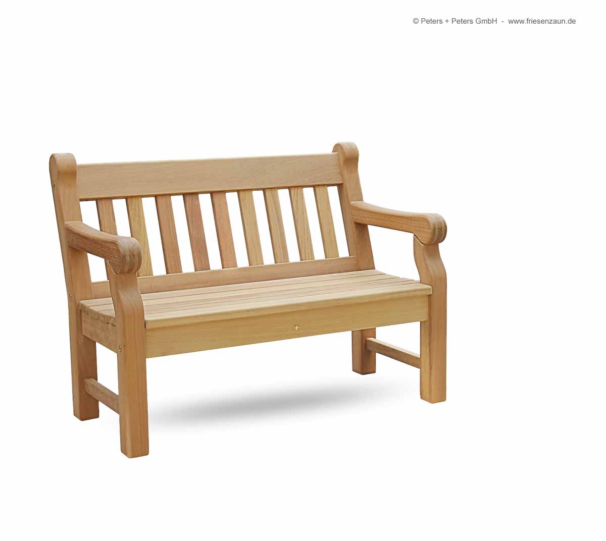 Englische Gartenbank WINDSOR grün - 2er + 3er Gartenbank Hartholz. Lieferbar in weiß oder in jedem anderen RAL-Farbton.