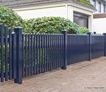 SOriginal Sylter Friesenzaun - Weißer Gartenzaun aus wertvollem ODUM IROKO Hartholz - Anfertigung nach Maß von Peters + Peters.