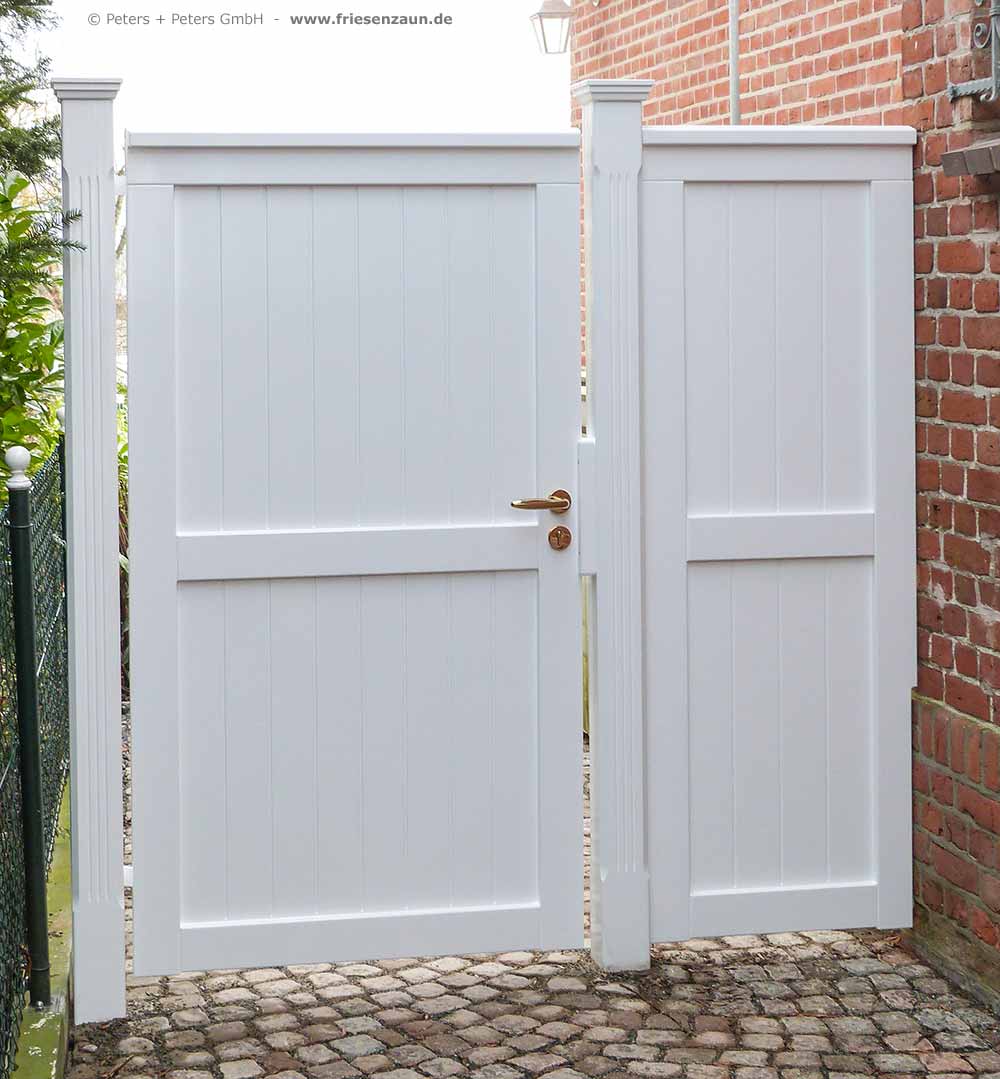 Sichtschutz und Zugangskontrolle für Ihren Garten - Gartentore mit blickdichter Füllung.