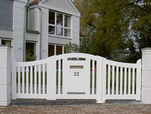 Individuelle Gartentor - Holztore aus wertvollem Hartholz - Qualität mit 25 Jahren Garantie.