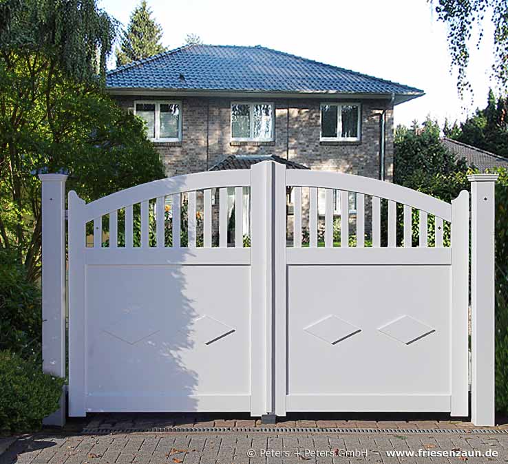 Blickdichtes Gartentor Holztor mit geschlossener Füllung - Sichtschutztore mit über 200 cm Höhe