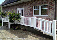 Geländer für Balkon und Garten - zum vergrößern klicken.