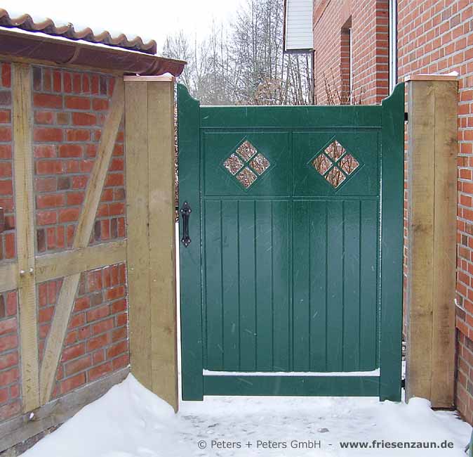 Individuelle Gartentor - Holztore aus wertvollem Hartholz - Qualität mit 25 Jahren Garantie.