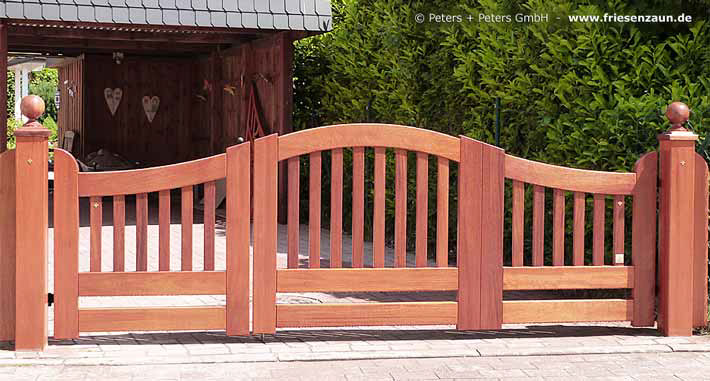 Gartentor Hartholz - Holztor KORTENLAND von Peters + Peters