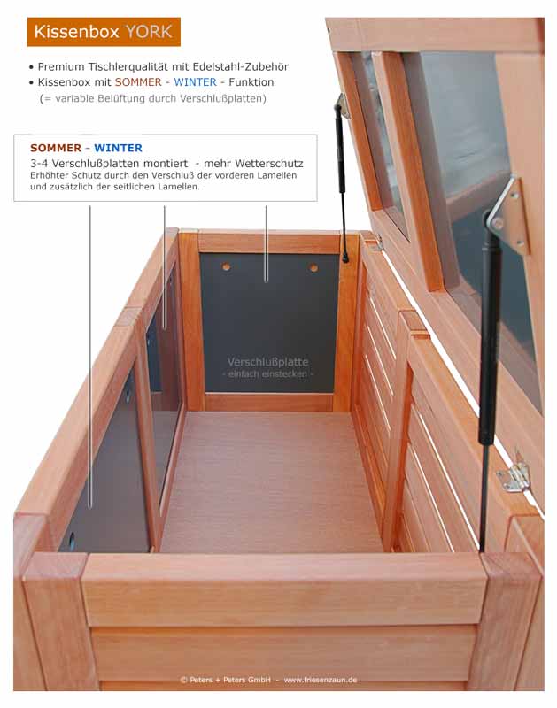 4er Gartenbank Windsor -  Gesamtbreite 240 cm - Sitzbreite 226 cm. Lieferbar in weiß oder in jedem anderen RAL-Farbton.