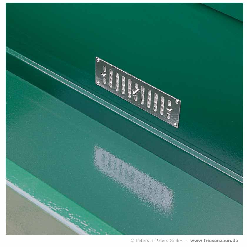 2er Mülltonnenboxen SYLT - 2 x 120 Liter - grün RAL 6009