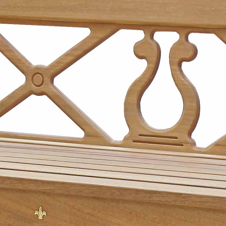 Sylter Friesenbank Fischland - ODUM-IROKO Hartholz - 2er + 3er Gartenbank SYLT