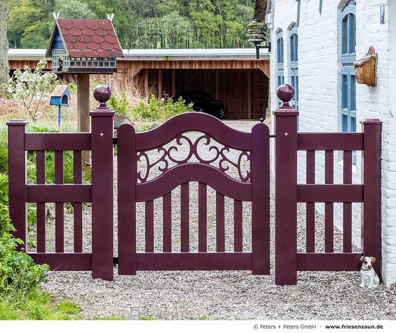 Individuelle Gartentor - Holztore aus wertvollem Hartholz - Qualität mit 25 Jahren Garantie.