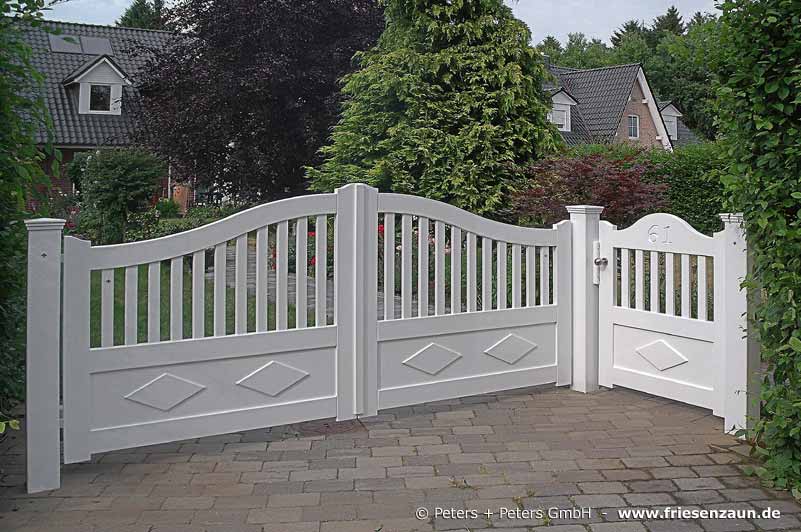 Individuelle Gartentor - Holztore aus wertvollem Hartholz - Qualität mit 25 Jahren Garantie.