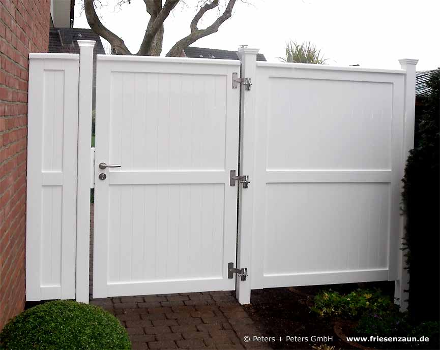 Gartentor OHLAND - Blickdichte Sichtschutztore nach Maß gefertigt.