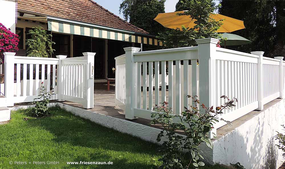 Geländer Holzgeländer Terrasse - formschön, stabil, dauerhaft und wetterfest