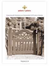 Pricelist No. 26 - Wooden Driveway Gates custom made in Germany