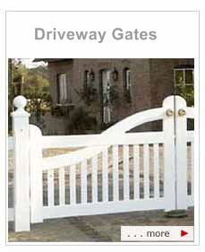 Painted wooden Garden Gates  from Germany with 25 years warranty 