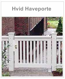 Haveporte hvid