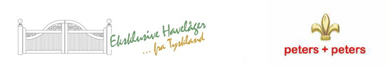 Eksklusive tr havelger - malet hvid med 25 rs garanti